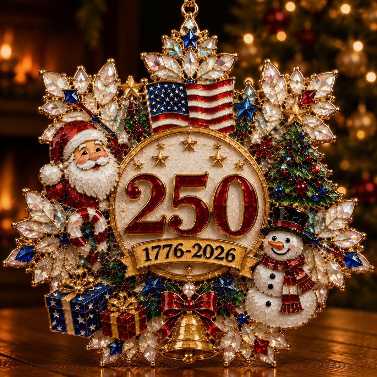 🔥Last 30pcs🔥✨ Limited anniversary edition✨⏰49% OFF!🔥Snowflake Christmas tree ornament