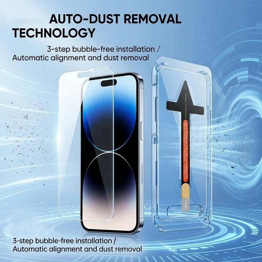 🔥Last Day Sale 49% Off📱2026 New Invisible Screen Protector For iphone-Easy Installation